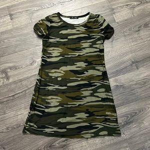 Camo casual dress